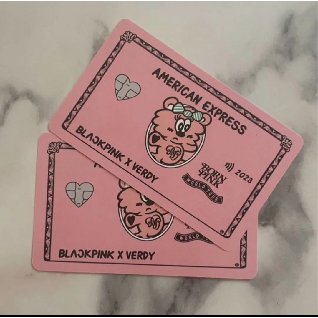 BLACKPINK - 【非売品】BLACKPINK Verdy AMEX ステッカー 2枚セットの