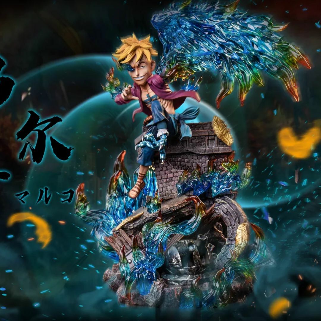 ワンピース 不死鳥マルコ フィギュア ガレージキット 塗装済み完成品