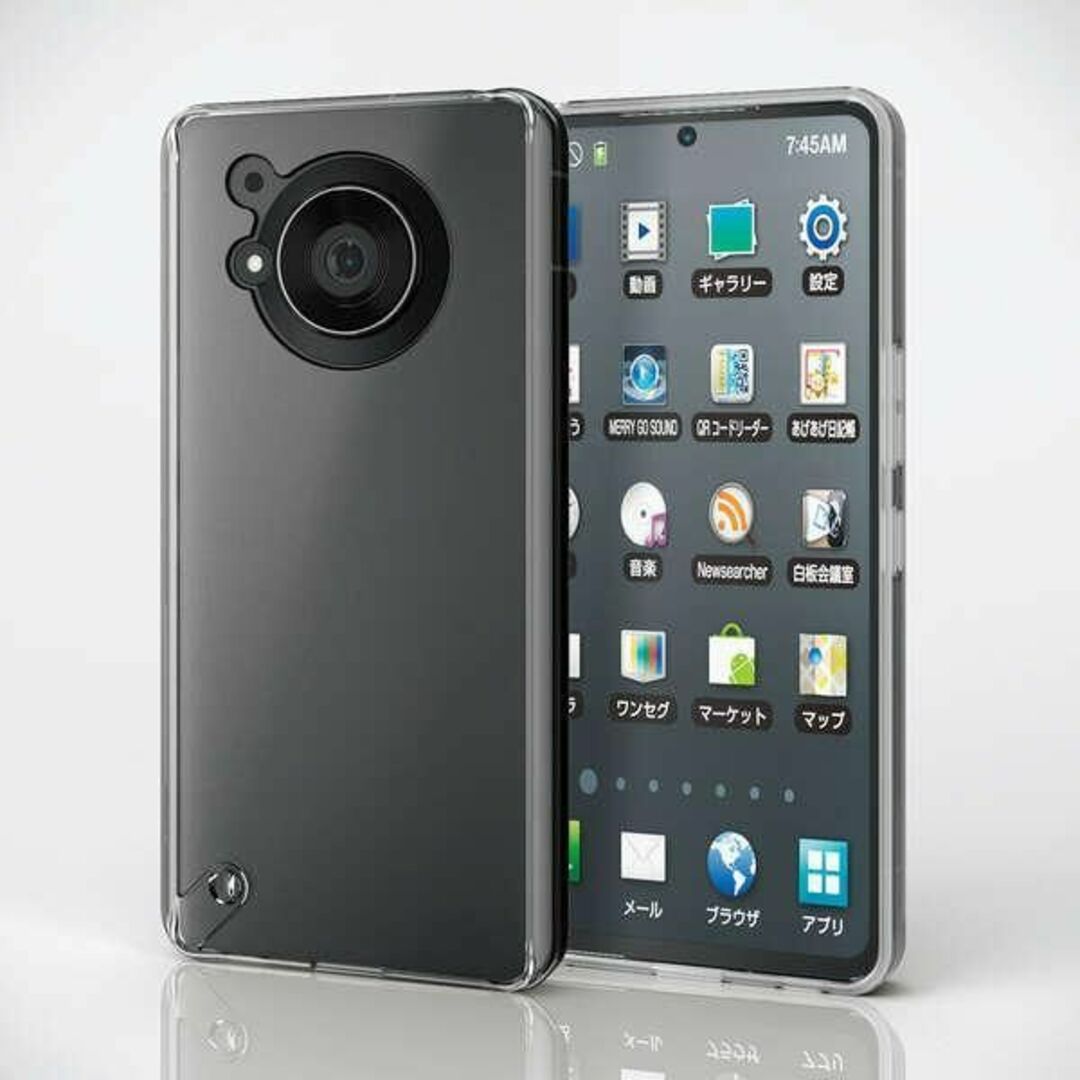 新品 AQUOS R7 ブラック 本体 保護ガラス ケース アダプター セット