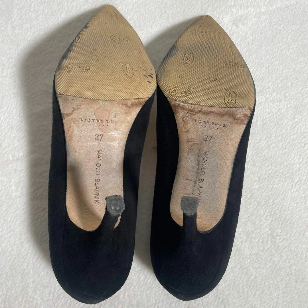 MANOLO BLAHNIK - マノロブラニク パンプス スエード ポインテッドトゥ