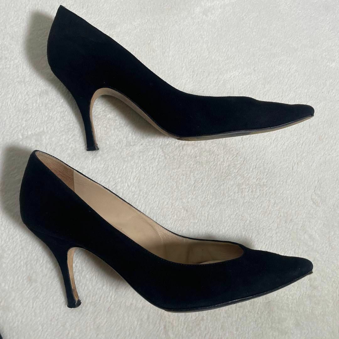 MANOLO BLAHNIK - マノロブラニク パンプス スエード ポインテッドトゥ