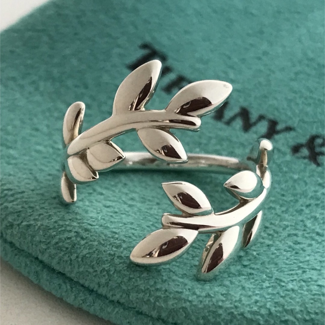 Tiffany & Co. - Tiffany オリーブ リーフ バイパス リング12.5号の