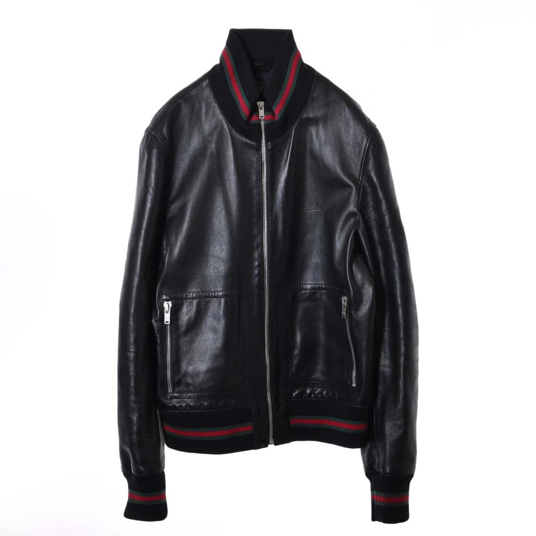 GUCCI - GUCCI ジップアップ レザー ジャケットの通販 by CYCLE HEARTS