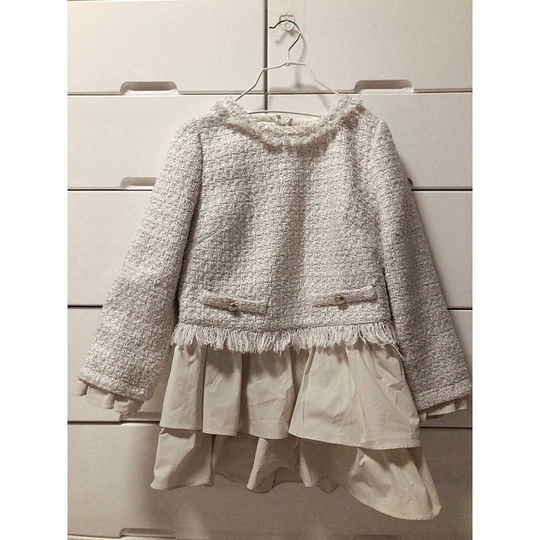 JUSGLITTY - ツイードティアードプルオーバー の通販 by YU -YU