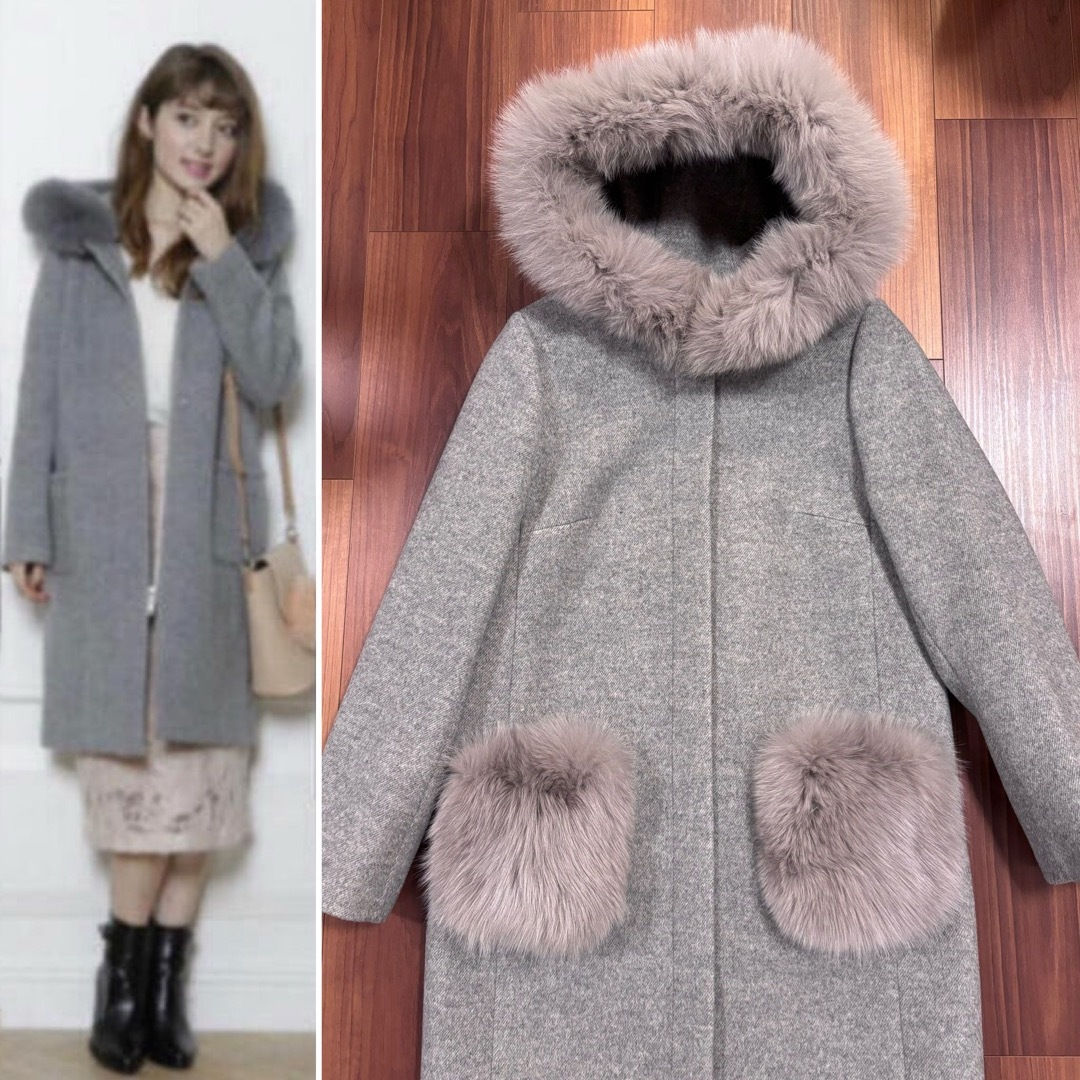 Apuweiser-riche - ☆アプワイザーリッシェ☆ フード付ポケットファー