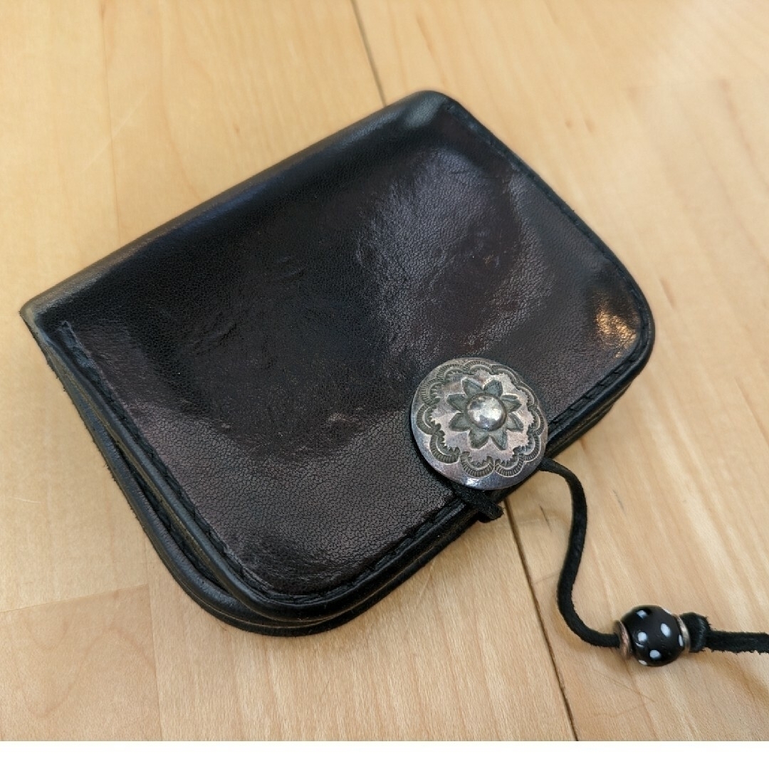 goro's - 早い者勝ち！ゴローズ 角型小銭入れ 黒 マチあり カスタムの