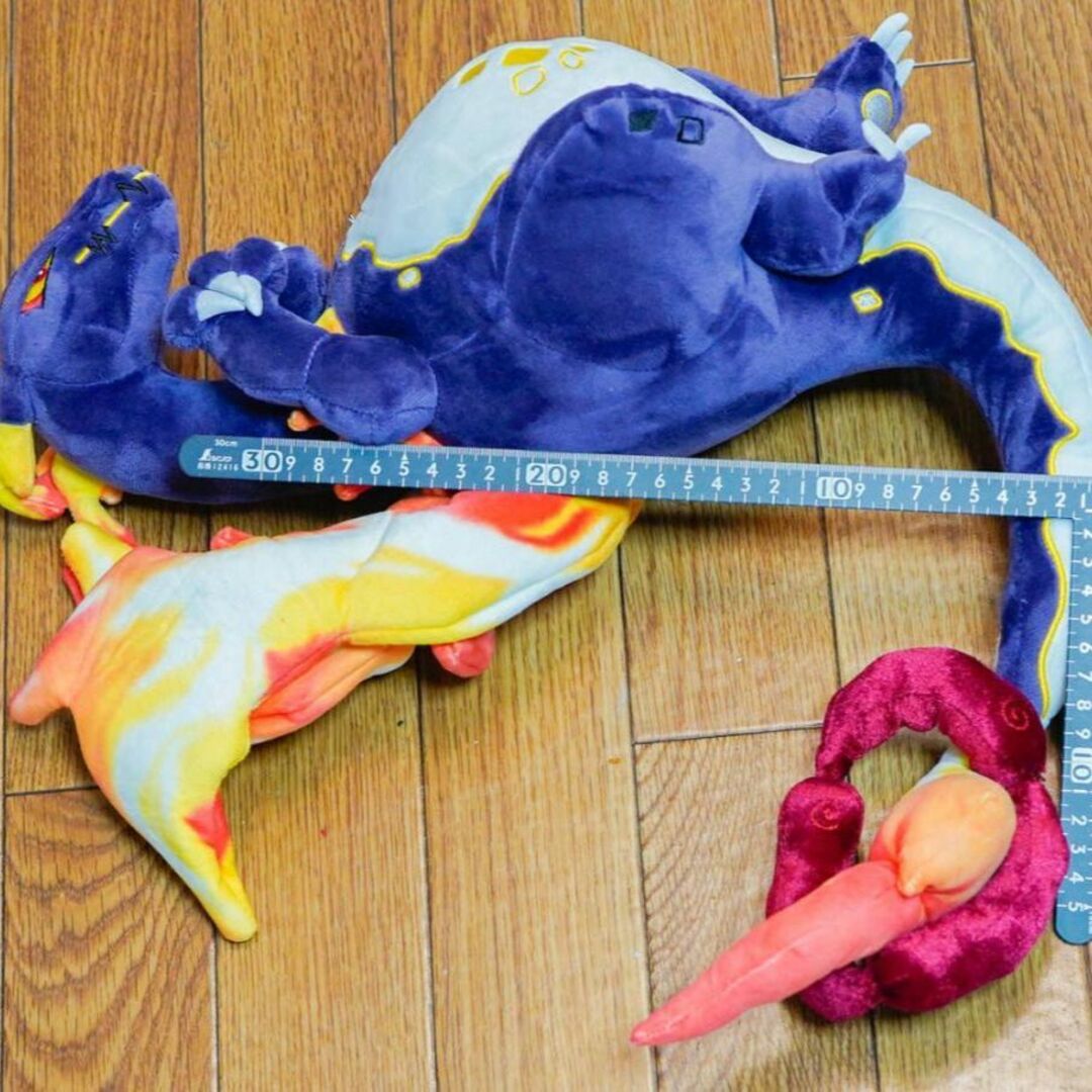 リザードン ぬいぐるみ キョダイマックス 色違い 38cmリボン袋付