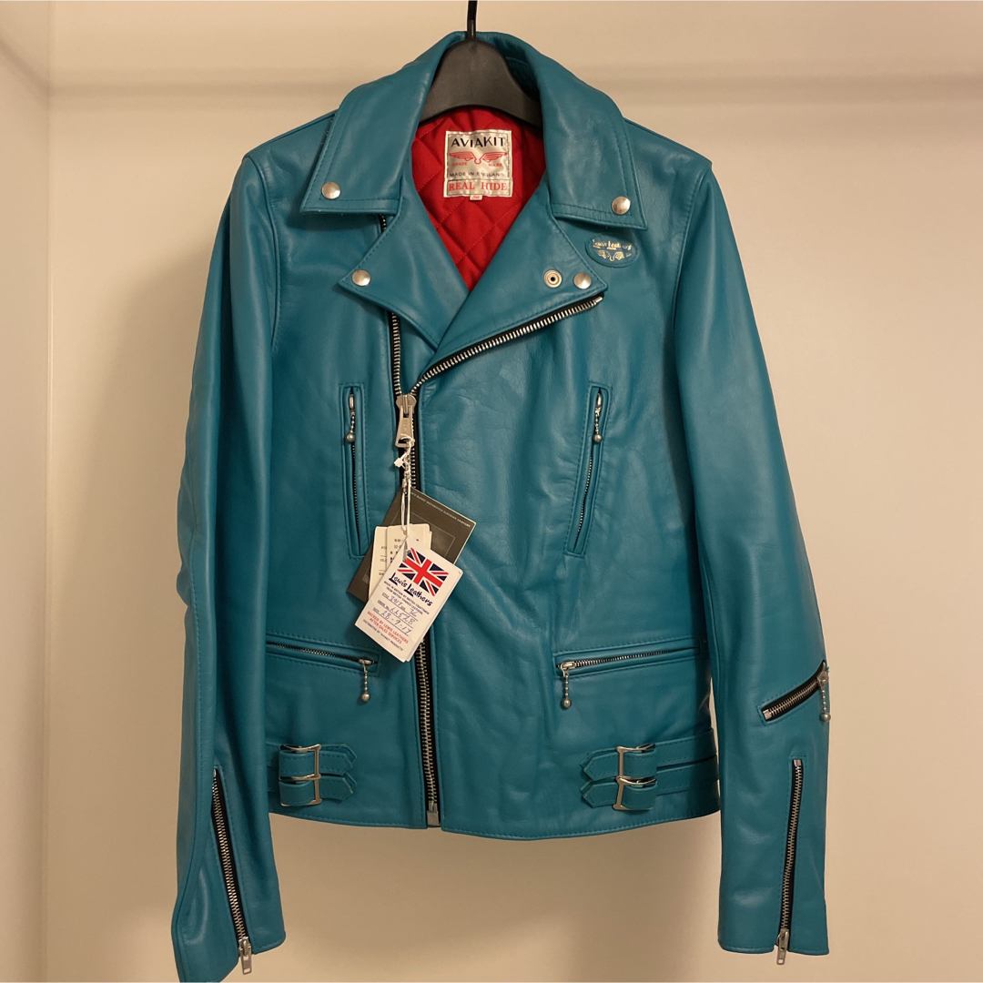 Lewis Leathers - 新品 ルイスレザー ライトニング ターコイズブルー