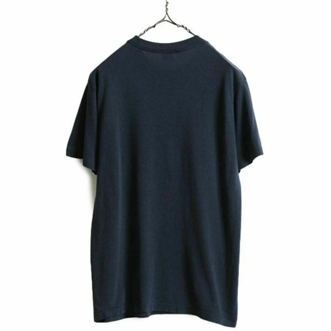 Champion - 80s USA製 チャンピオン カレッジ プリント Tシャツ S M 紺