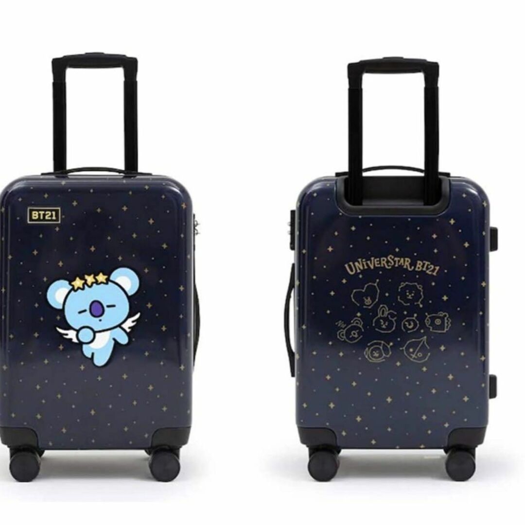 新品未使用 bt21 スーツケース キャリーケースUNV KOYA 20インチの通販