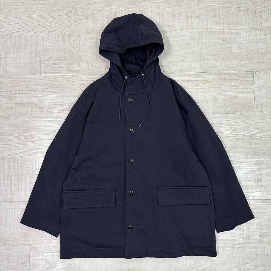 Graphpaper - Graphpaper ハード ツイル フーデッド ブルゾン ネイビー
