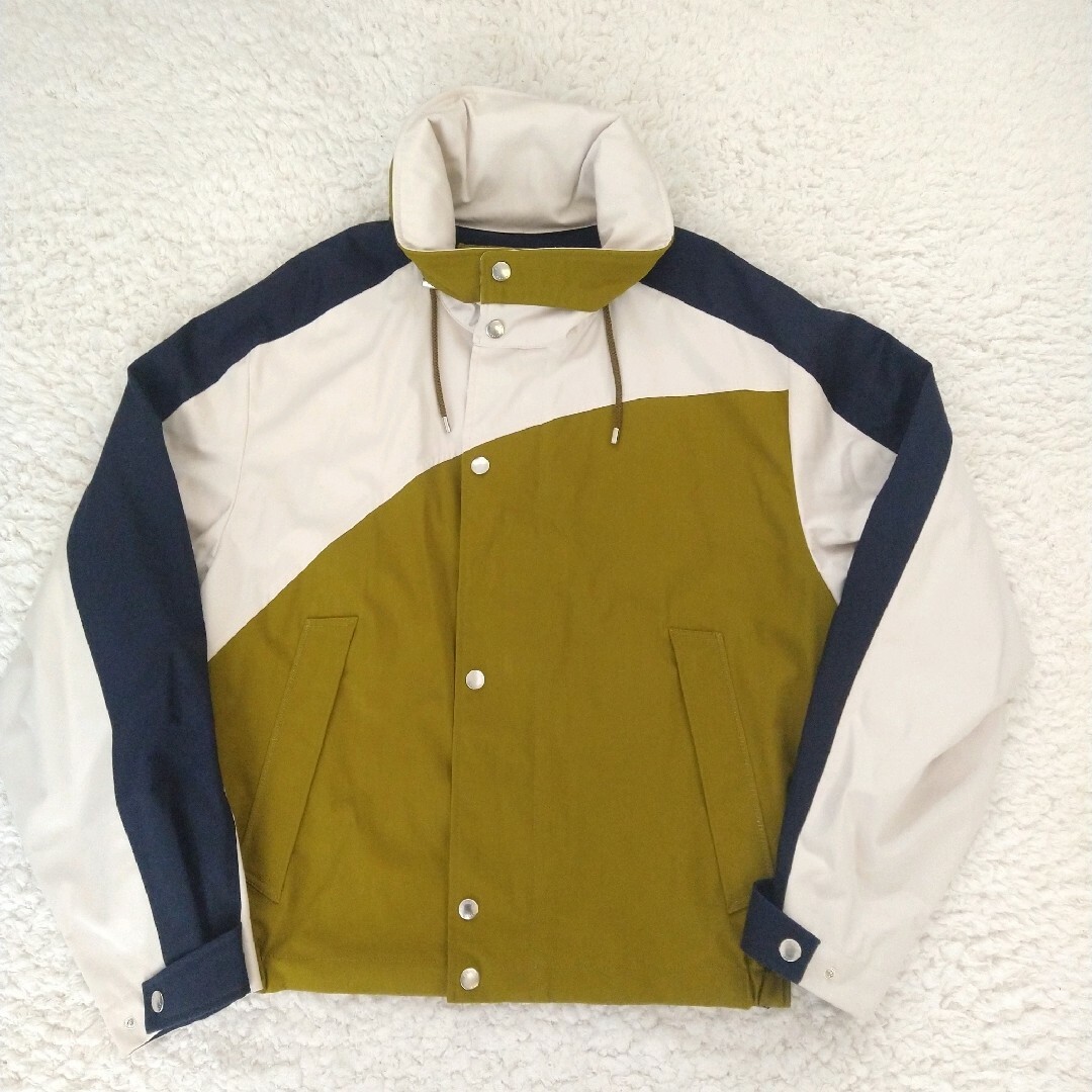 KENZO - 美品 KENZO カラーブロックコットンジャケット マルチカラー