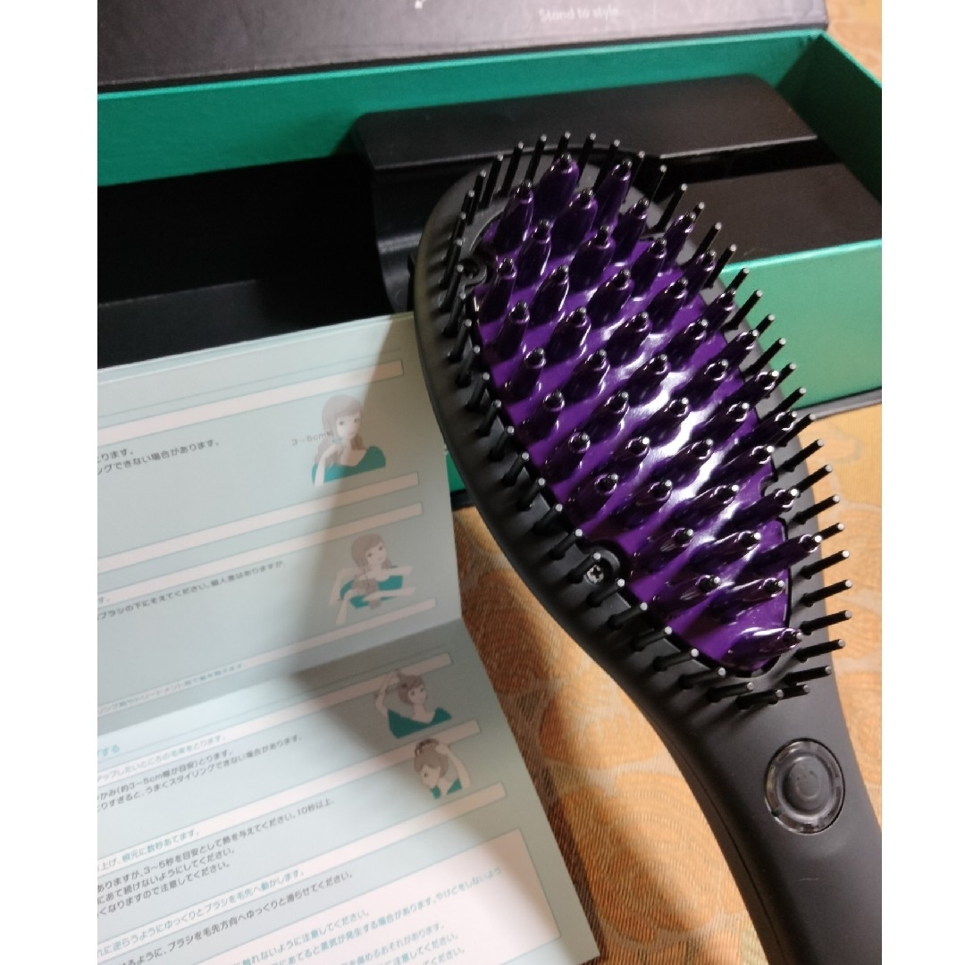 YA-MAN - DAFNI BLACK ストレートヒートブラシヘアブラシの通販 by