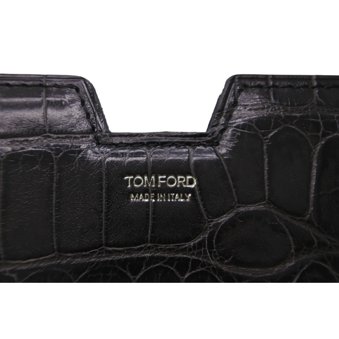 TOM FORD - TOM FORD トムフォード カードケース クロコダイル型押し