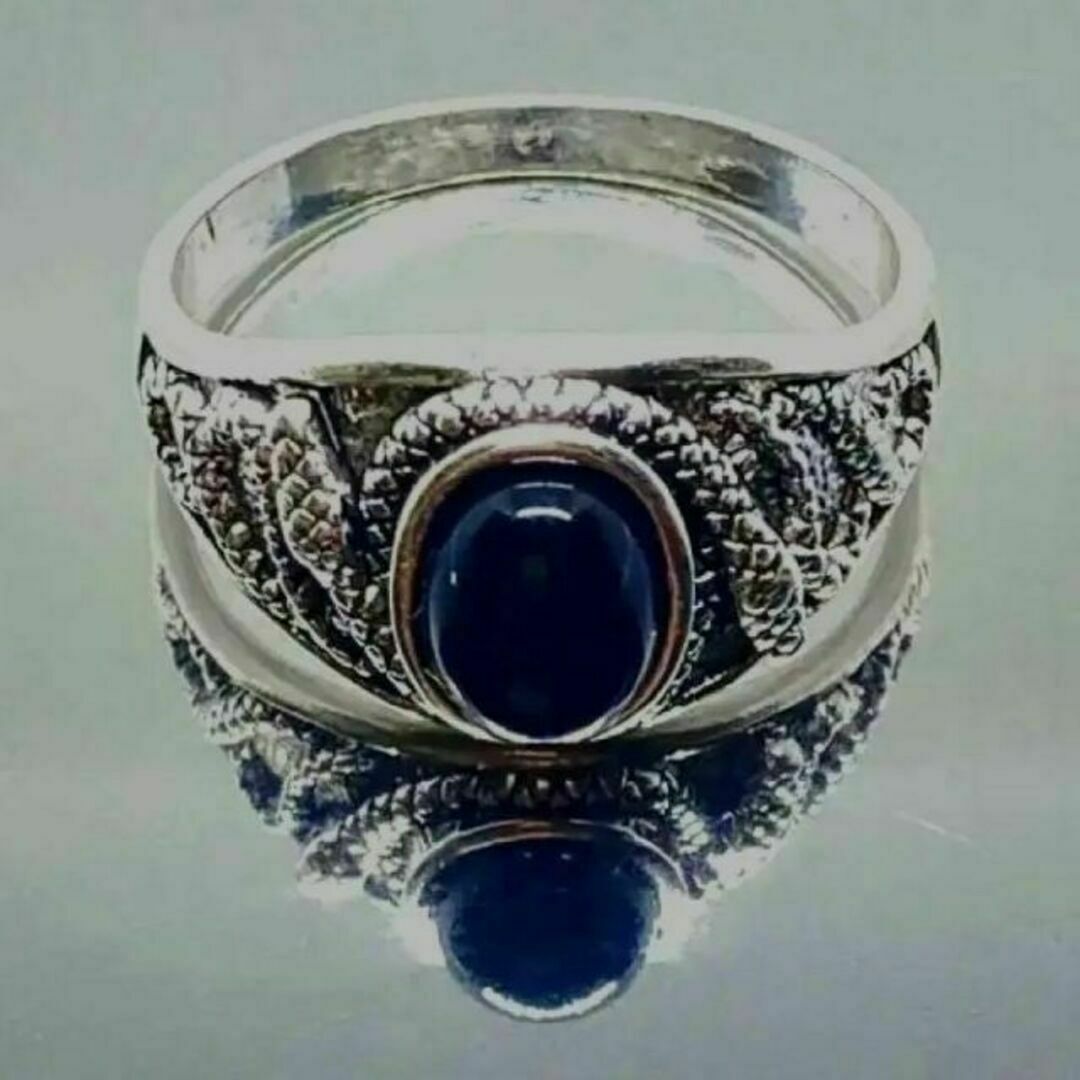 シルバー リング 蛇 オニキス 指輪 ヴィンテージ ダイヤ スネーク 14号