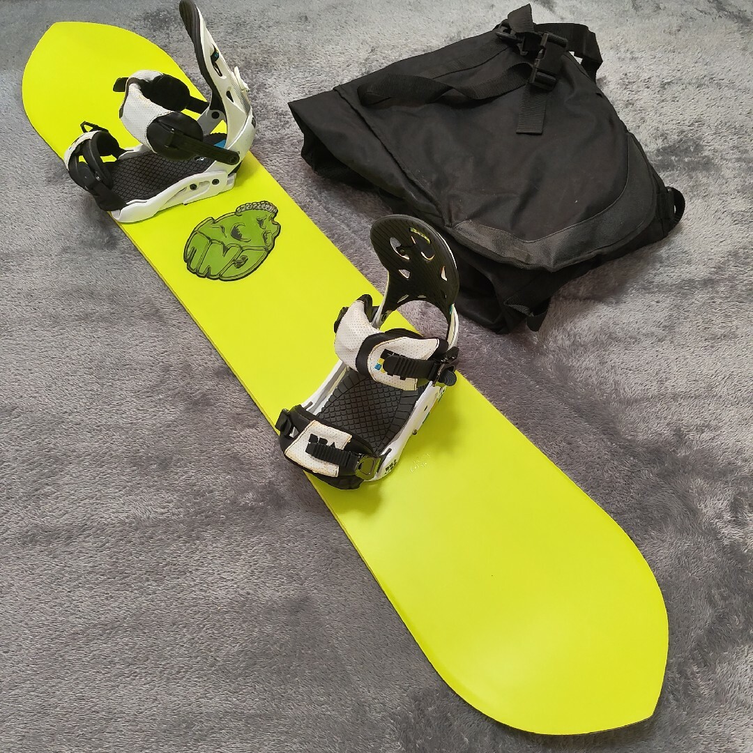 BURTON スノーボード151 ビンディング リーシュコード ケースセット