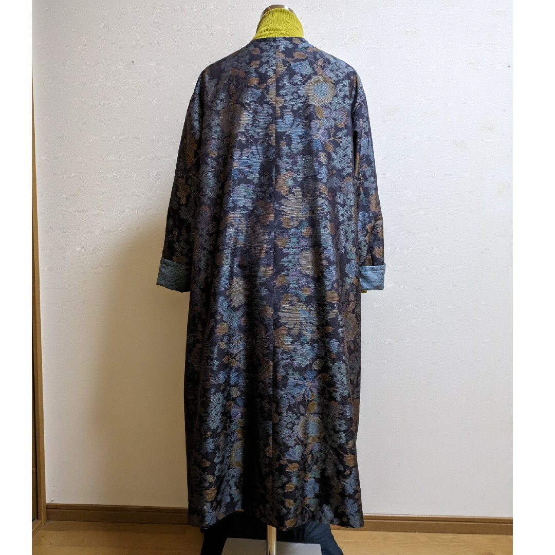SOLD 着物リメイクリバーシブルコート 大島紬 M〜Lの通販 by Yumi's