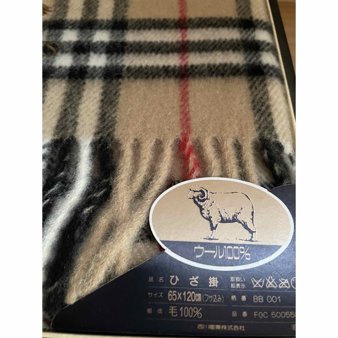 BURBERRY - ◇稀少品◇バーバリー旧タイプのロゴひざ掛け④◇未使用品