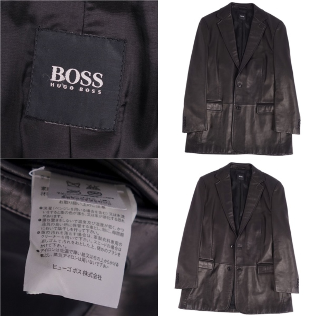 HUGO BOSS - 美品 ヒューゴボス HUGO BOSS ジャケット レザー