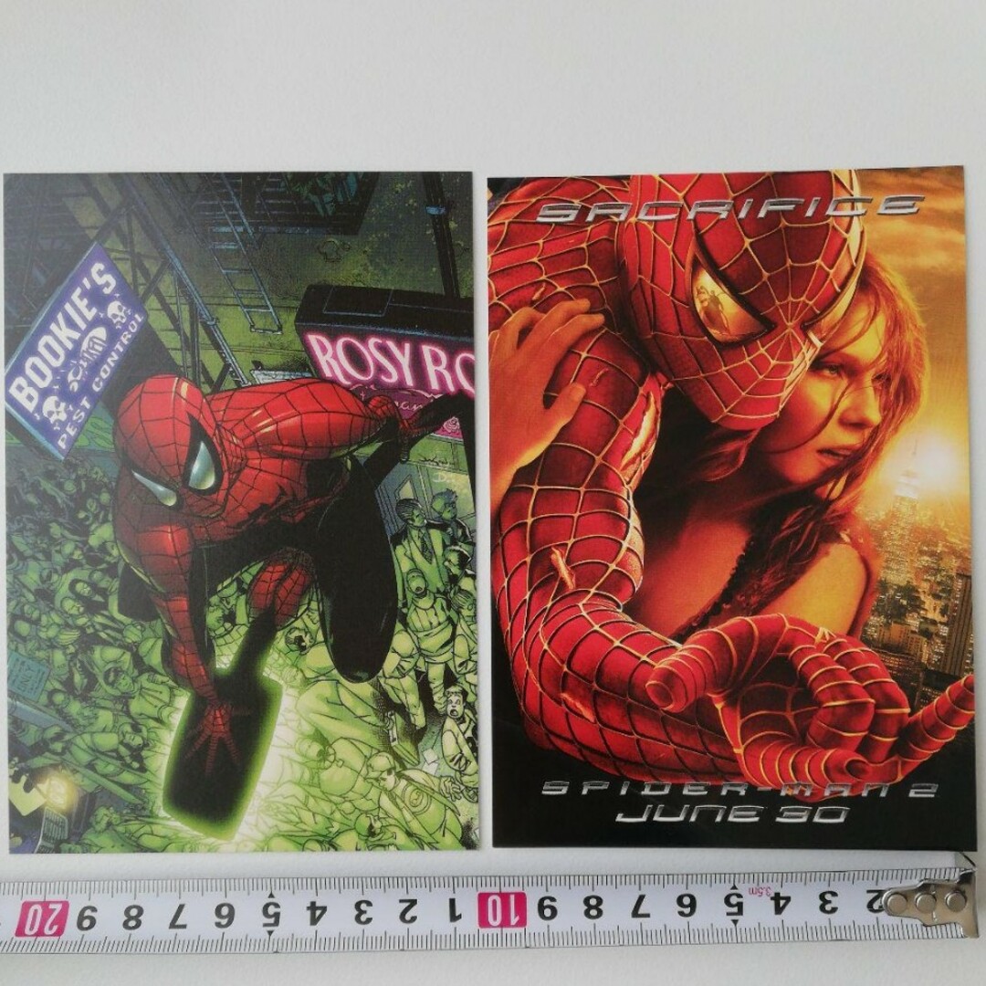 USJ - スパイダーマン マーベル ポストカード イラスト 実写 映画