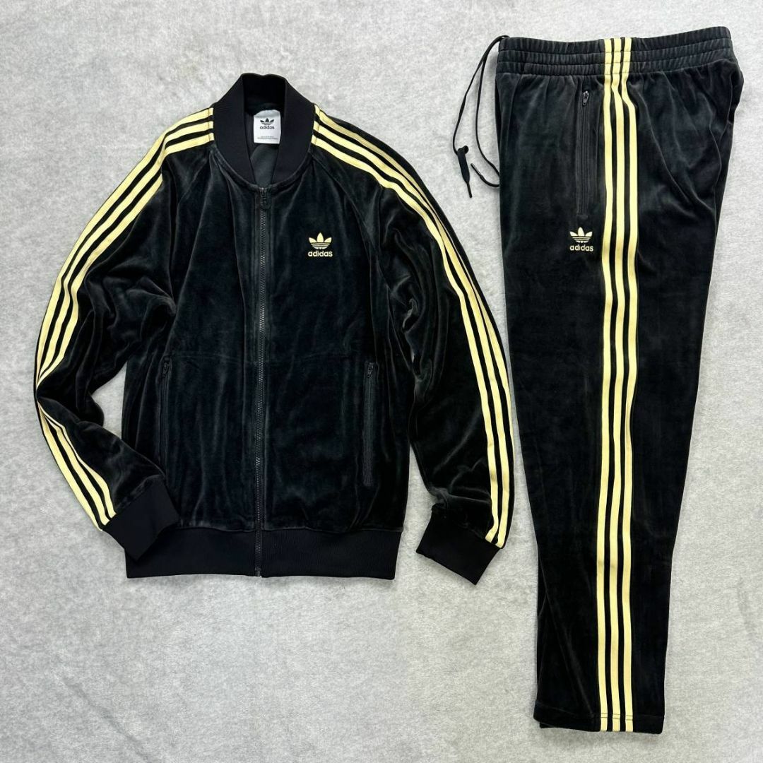 adidas - 常田着用 新品 adidas Originals L/Mサイズ ベロア ジャージ