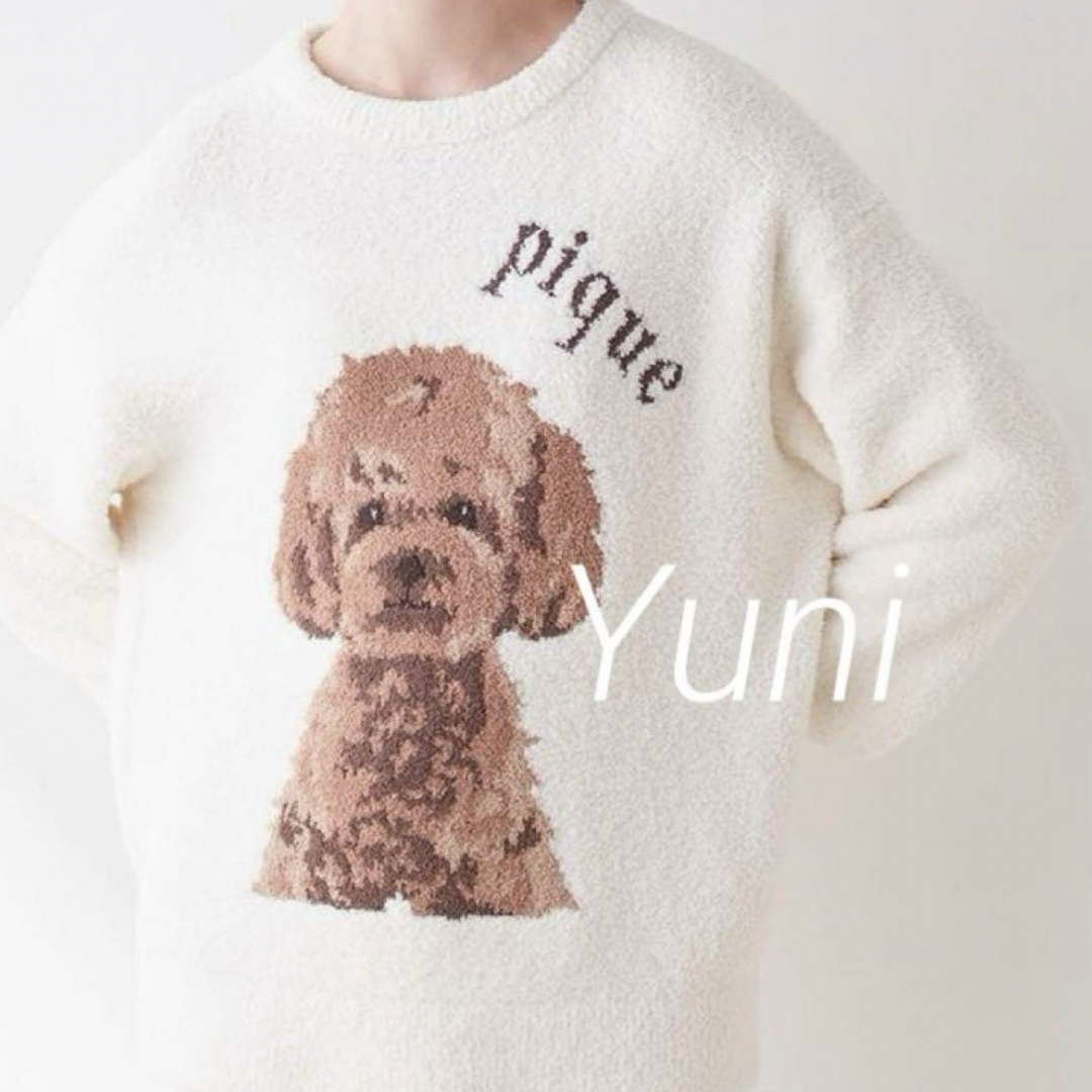 gelato pique - 正規品♡トイプードル上下セット♡オフホワイトの通販