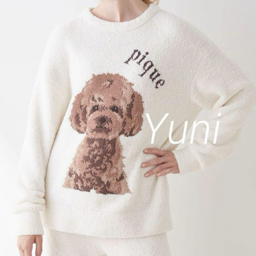 gelato pique - 正規品♡トイプードル上下セット♡オフホワイトの通販