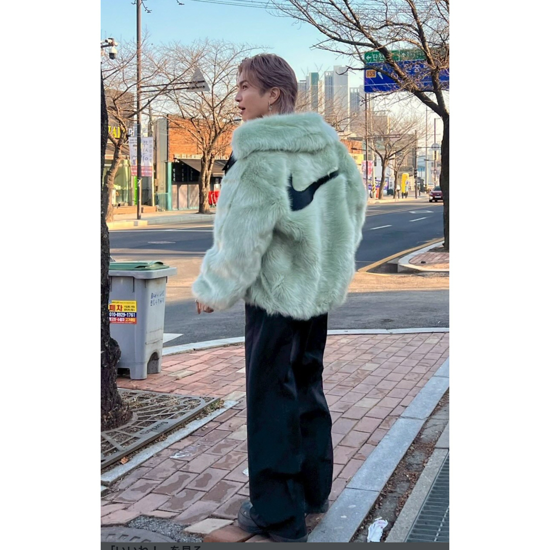 AMBUSH - 正規品 NIKE×AMBUSH フェイク ファージャケット S 登坂広臣着