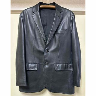 D'URBAN - DURBAN 最高級ラムレザージャケット テーラードジャケット(L