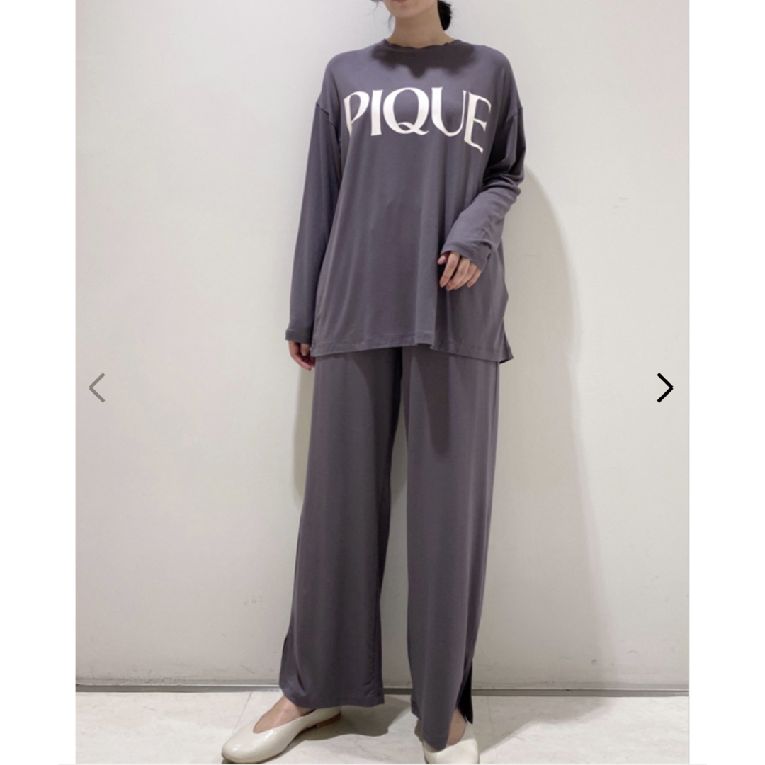 gelato pique - レーヨンロゴロングTシャツ＆ロングパンツSETの通販 by