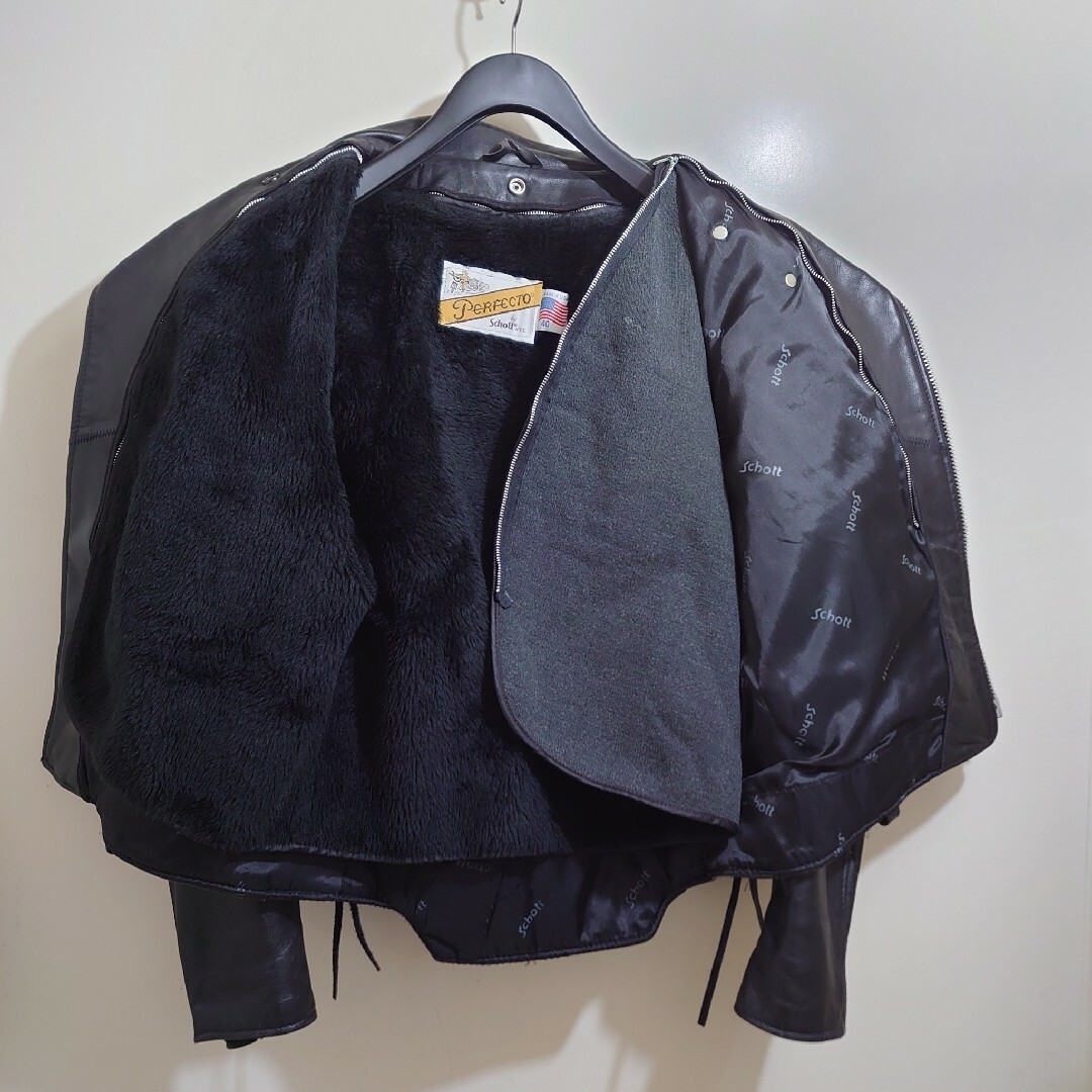 schott - ☆希少☆超美品☆Schott 125 ブラック size 40 アメリカ製