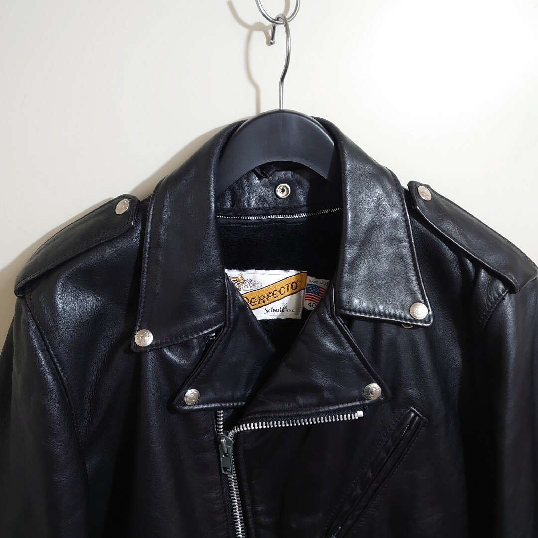 schott - ☆希少☆超美品☆Schott 125 ブラック size 40 アメリカ製