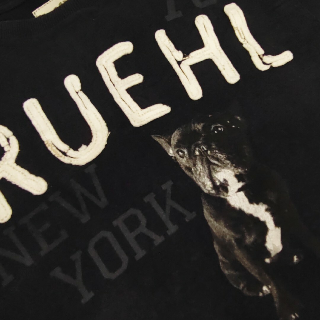 Ruehl No.925 - Ruehl No.925 フレンチブルドッグ プリント Tシャツの