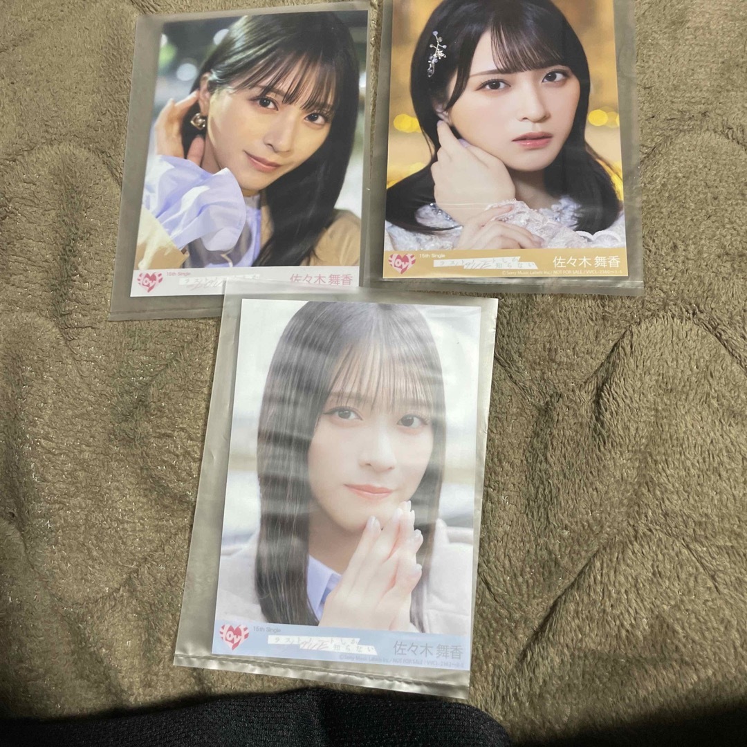 イコラブ 佐々木舞香 封入生写真 ラストノートしか知らないの通販 by