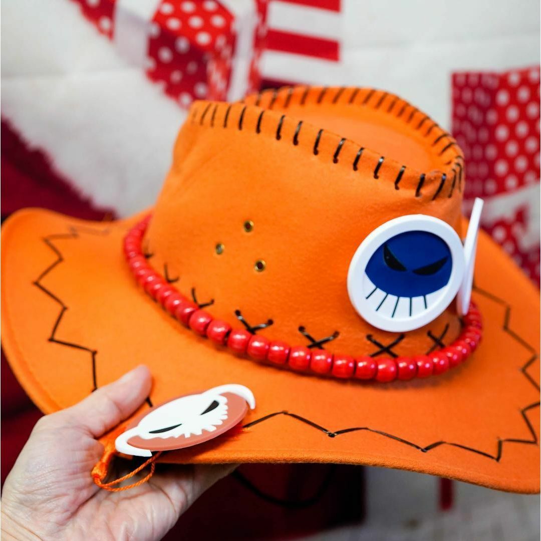 エース 帽子 ワンピース コスプレ 58cm ハット 大人用【残5のみ】の
