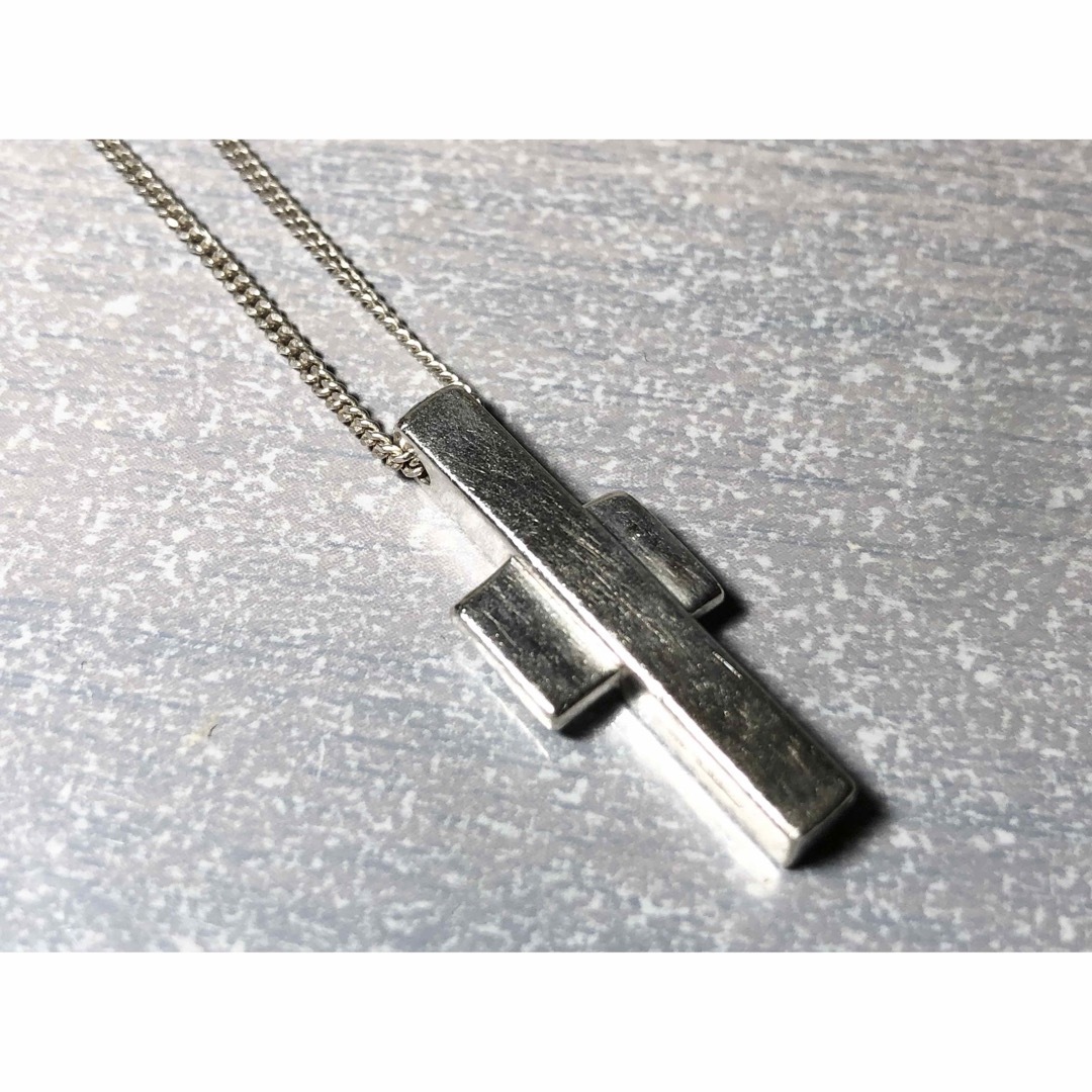 GUCCI - グッチ クロスネックレス シルバー 925 GUCCI silverの通販 by