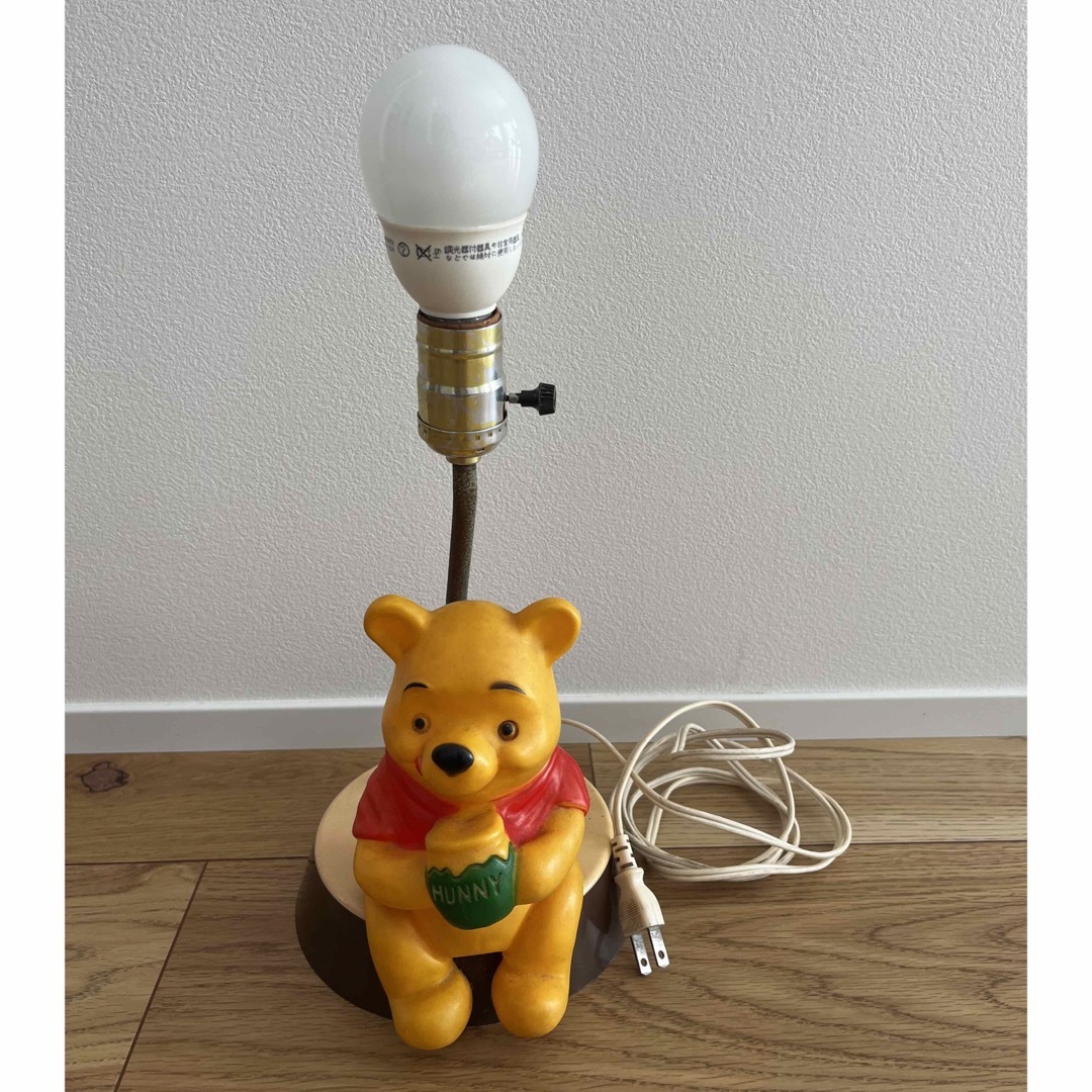 Disney - くまのプーさん ランプ 照明 アンティーク ヴィンテージの