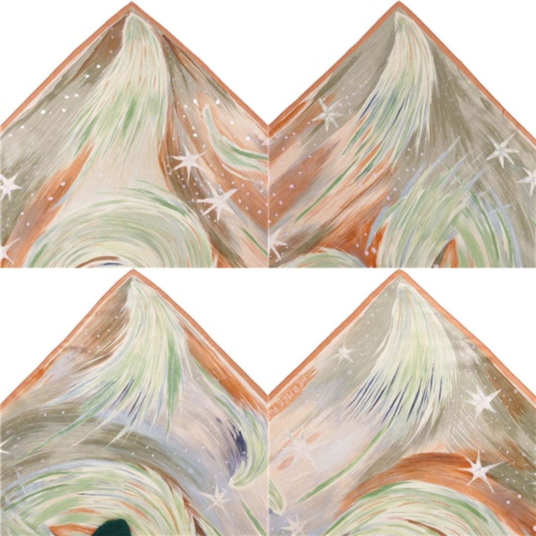 HERMES - 美品 エルメス HERMES スカーフ カレ90 Feux Du Ciel 天の火