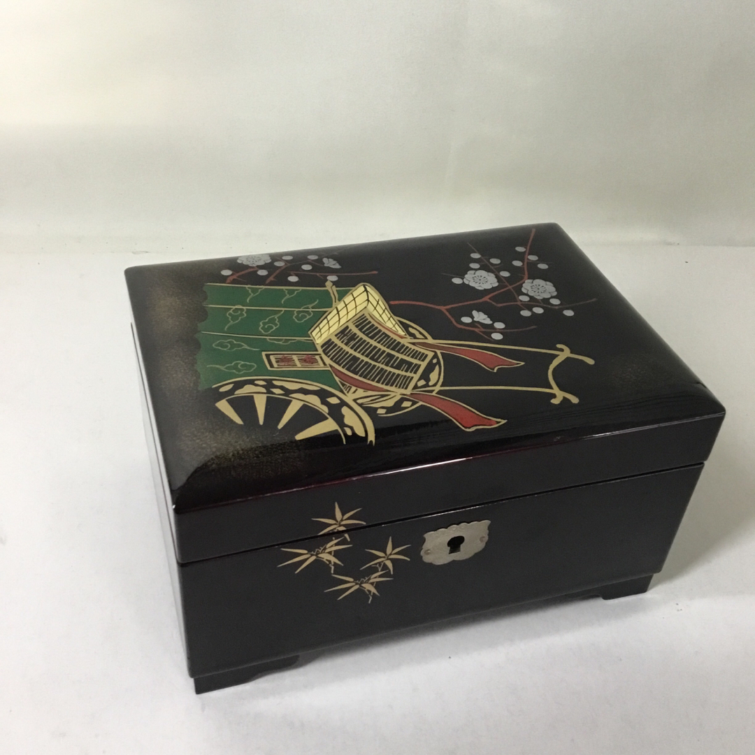 昭和レトロ商品☆オルゴール ジュエリーケース アクセサリーケース