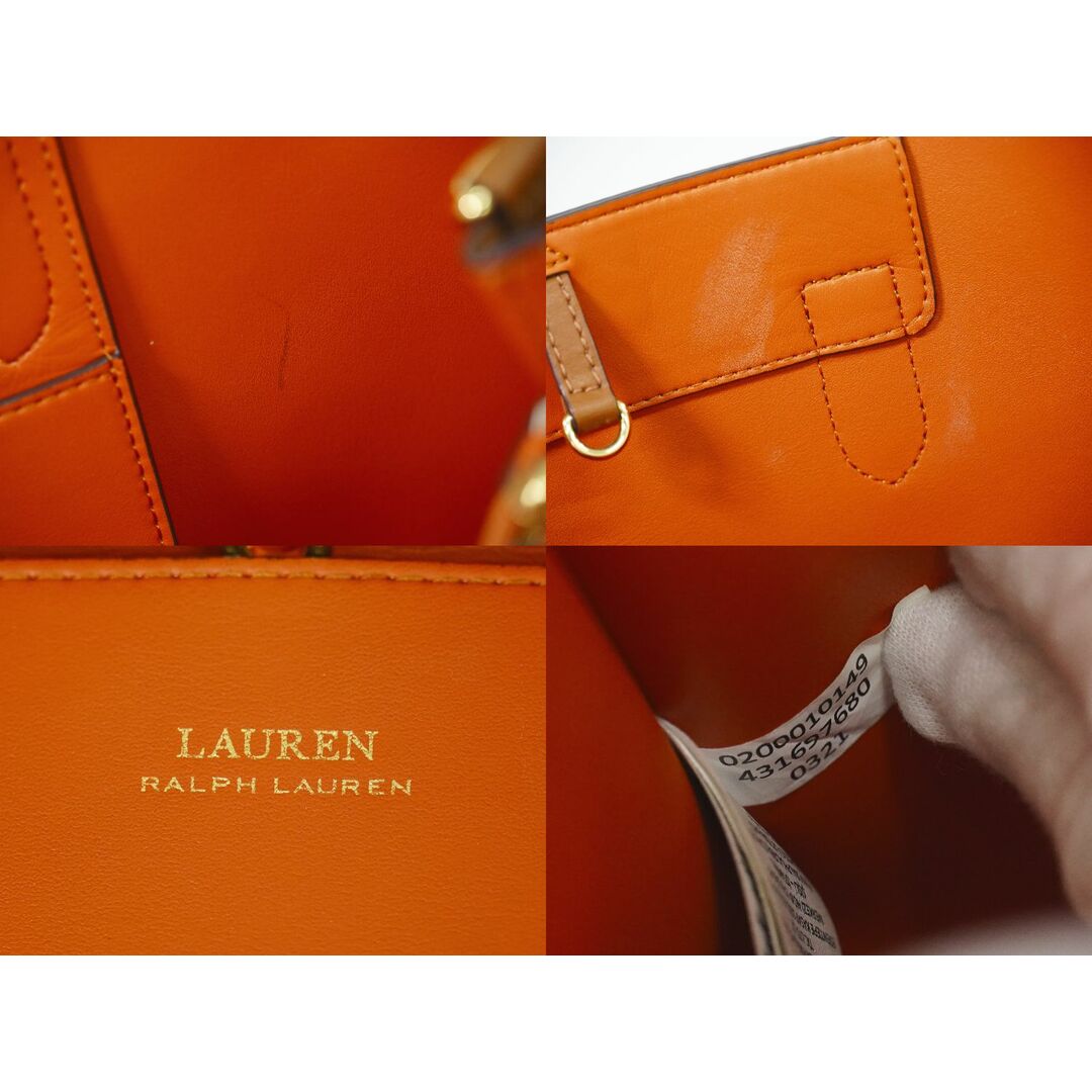 Ralph Lauren - 本物 ラルフローレン RALPH LAUREN レザー トート