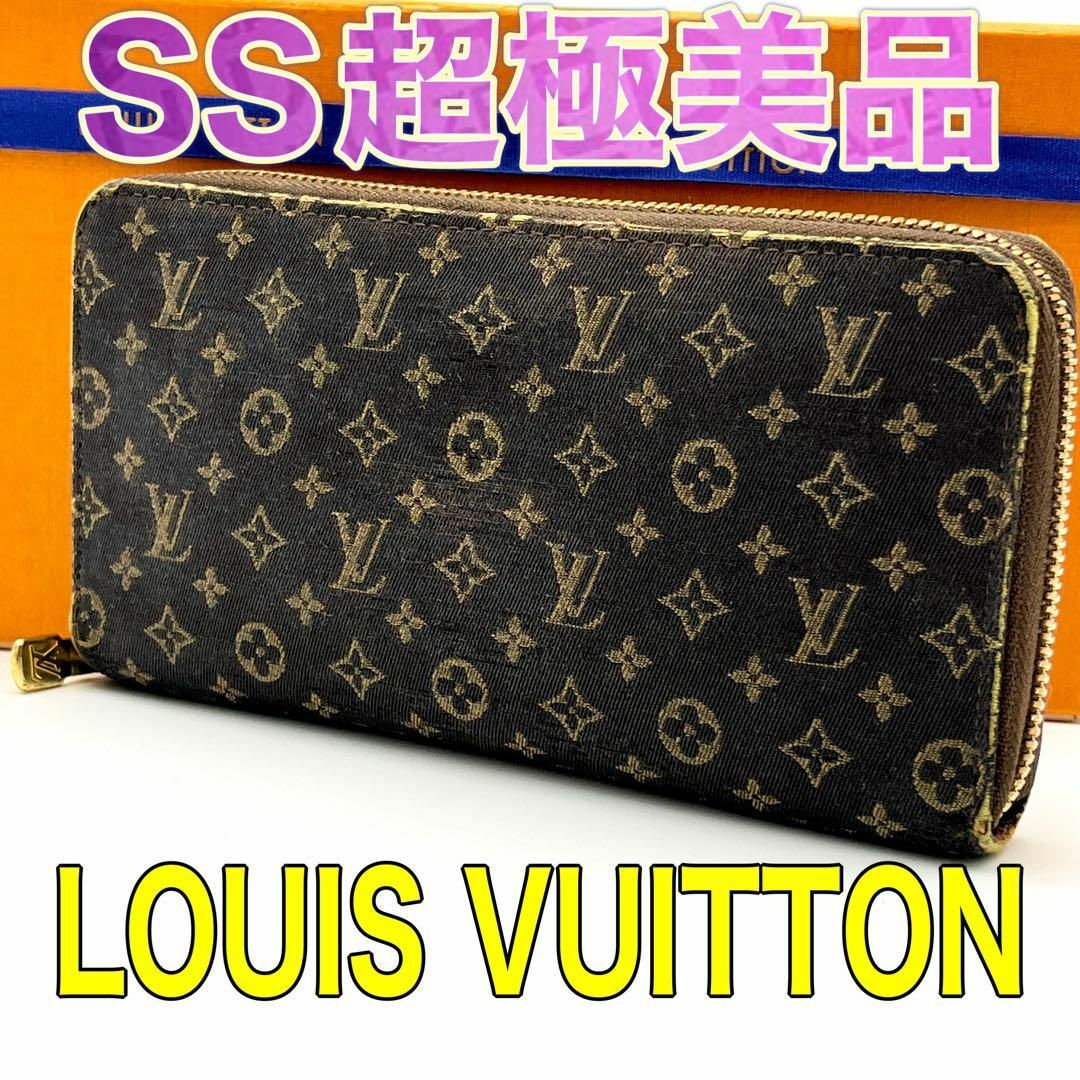 LOUIS VUITTON - ルイヴィトン 長財布 モノグラムミニラン 茶色