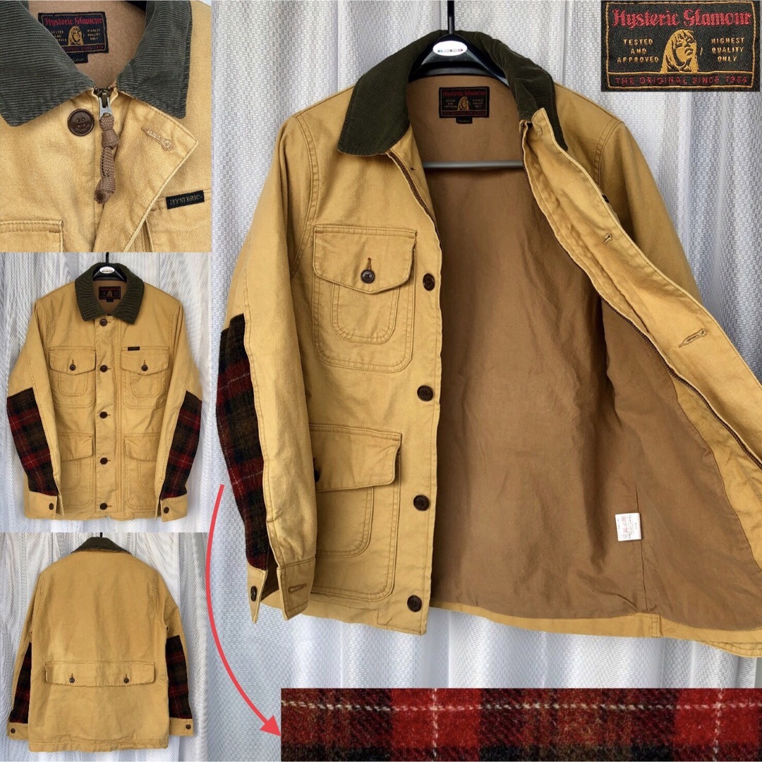 HYSTERIC GLAMOUR - ヒステリックグラマー ハンティング ジャケット M