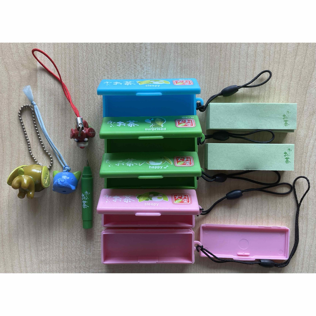 伊藤園 - 10点セット おーいお茶 お茶犬 ボールペン ストラップ 付箋