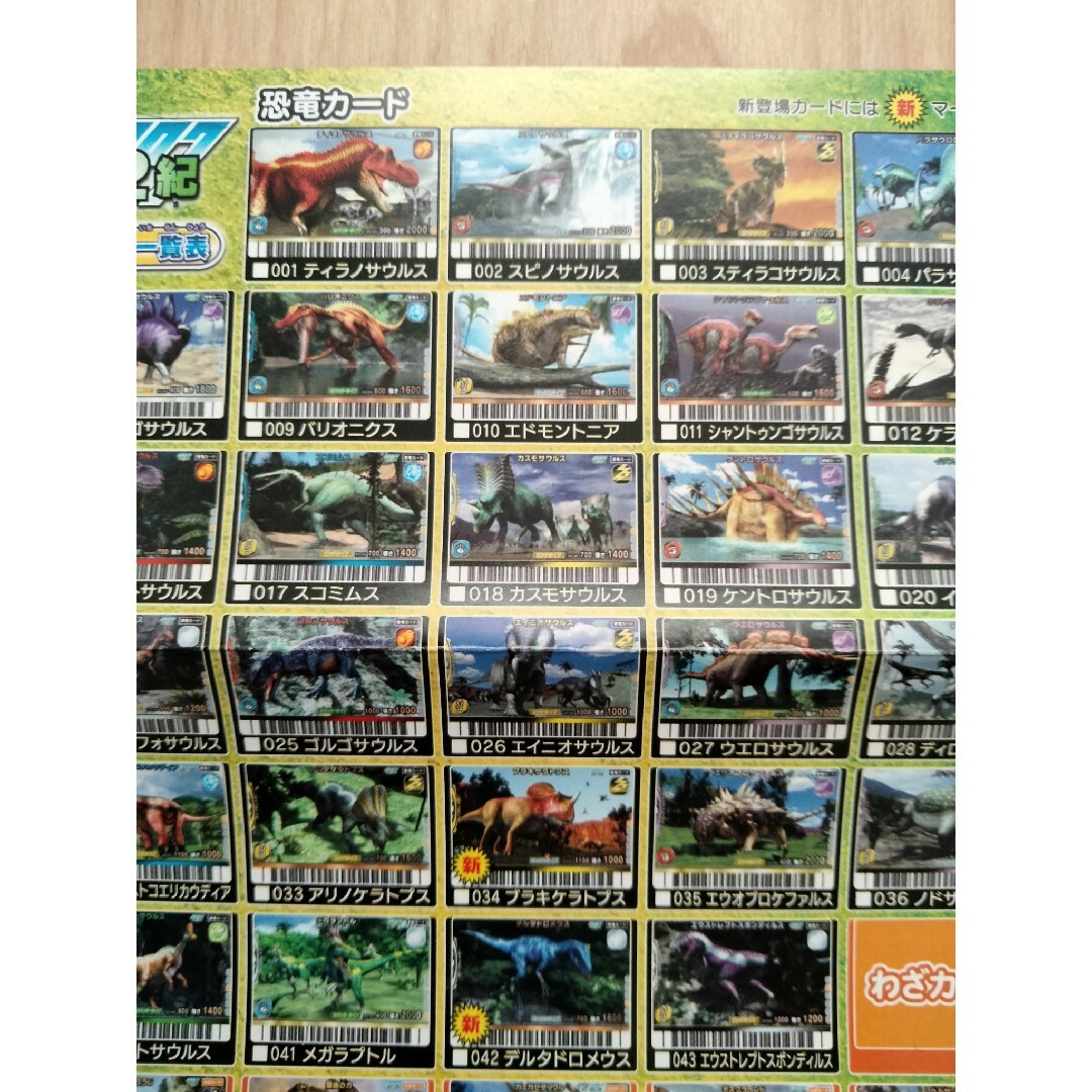 恐竜キング カード一覧表第2紀の通販 by ヒロ's shop｜ラクマ