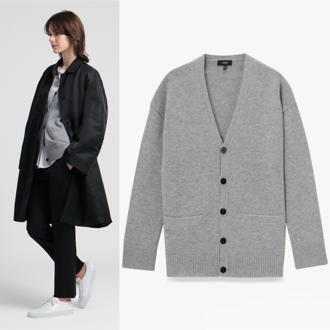 Theory - Theory 23AW 完売カラー ボックスシルエット カーディガンの