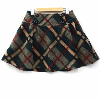 BURBERRY BLUE LABEL（ミニスカート ・ グリーン・カーキ/緑色系）の