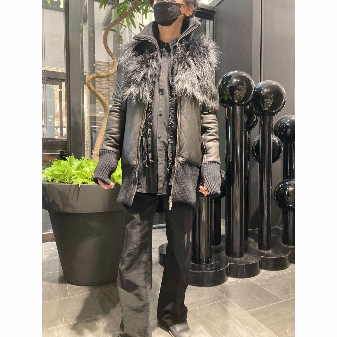 Yasuyuki Ishii - yasuyuki.ishii 変形型シープレザー✖️ファー