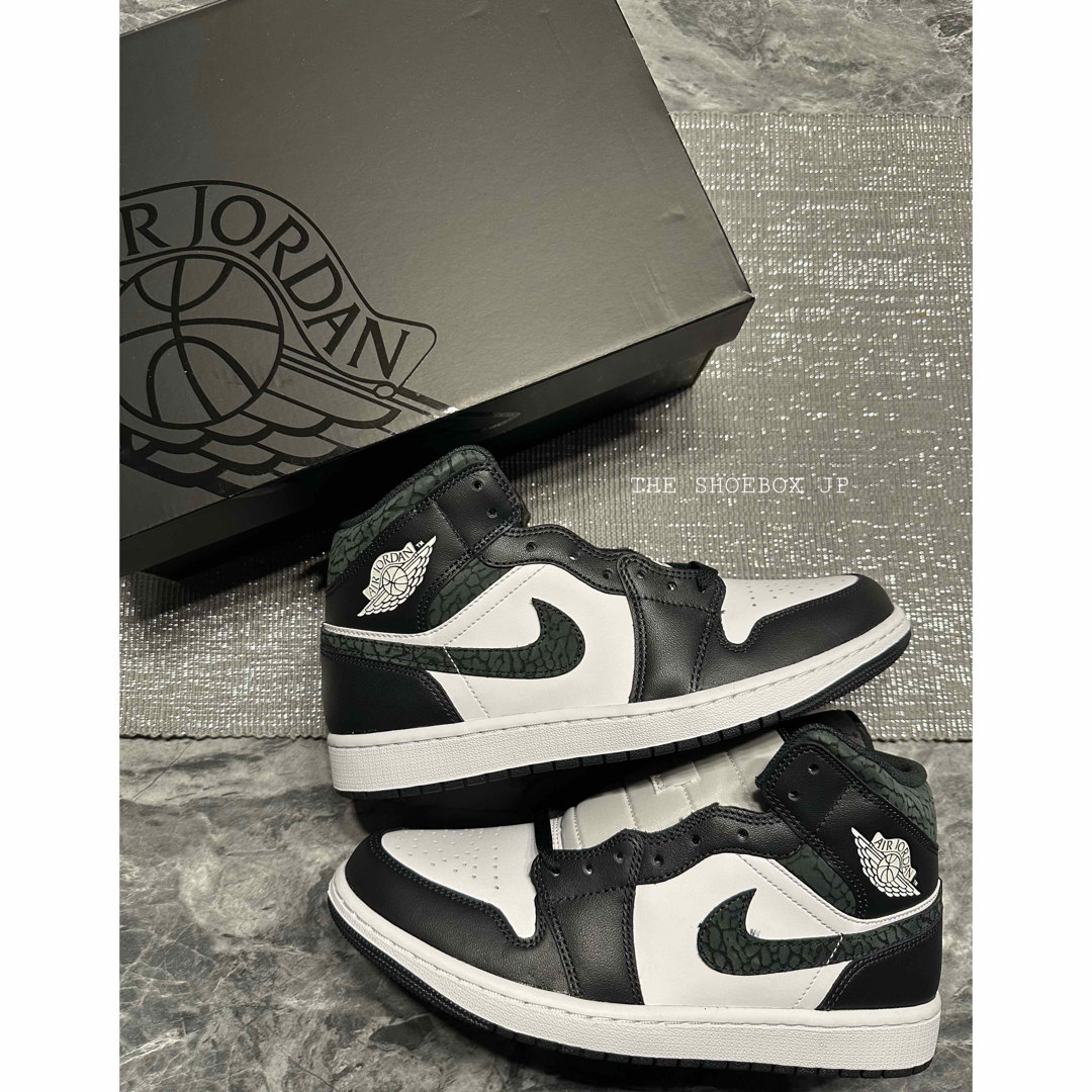 NIKE - 新品！エアジョーダン1 MID SE パンダ エレファント28.5cmの