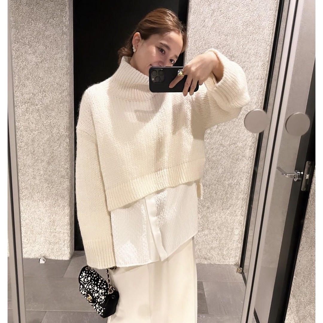 yori 新品未使用 shirocon 2023AW モヘアニットの通販 by pretty