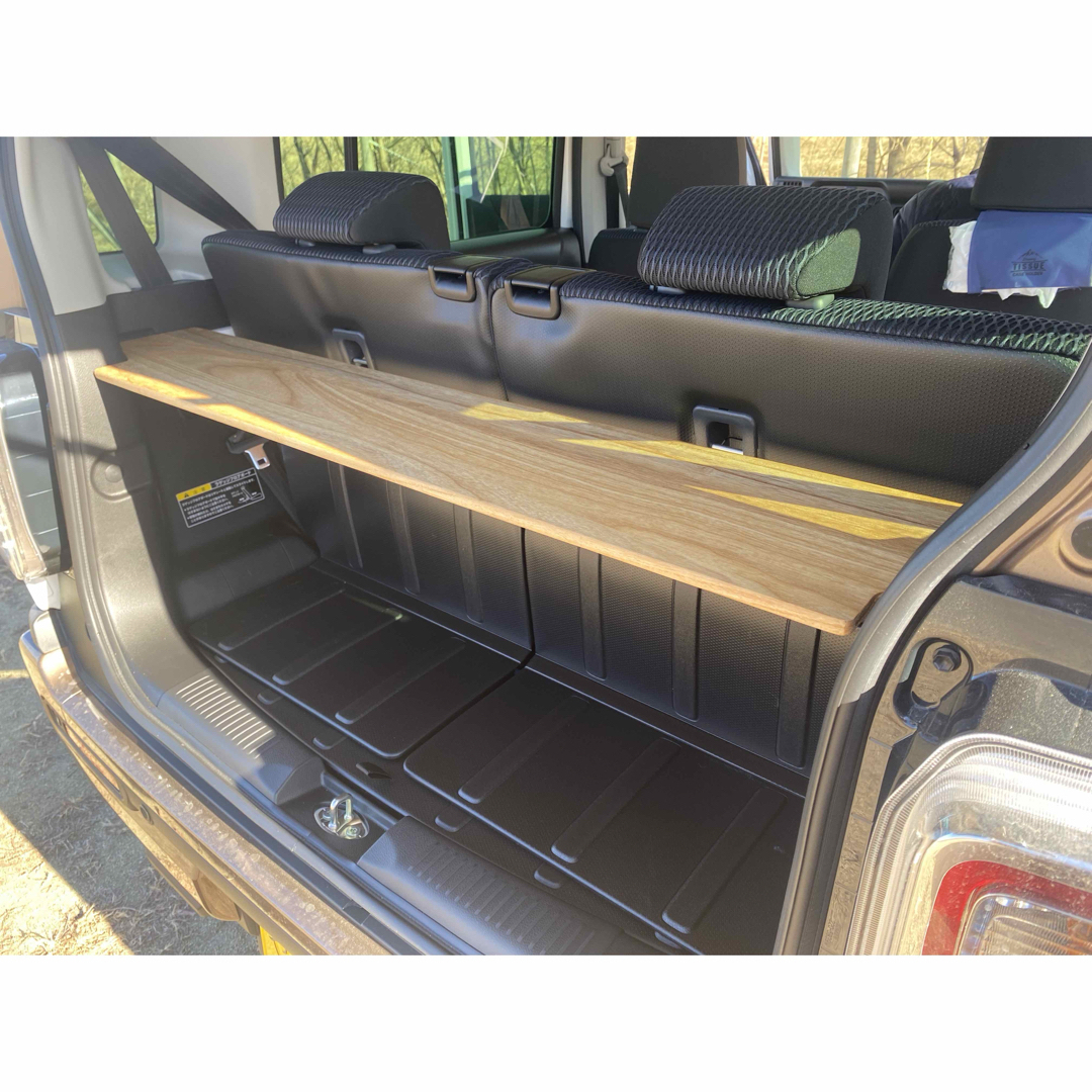 スズキ ハスラー用ラゲッジボード 木製 塗装済み リクライニング対応